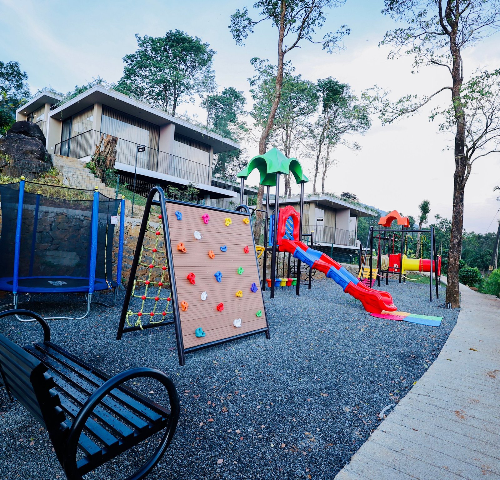 Family-Friendly Resort Kakkadampoyil - Safe and fun kids play area in nature
